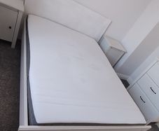 Ikea - Double Bed Frame & Morgedal Mattress