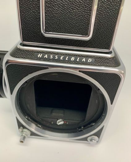 Hasselblad 500 cm vintage medium format film camera and A12 film back
