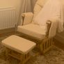 Nursing Rocking Chair Incl Footstool Image 3