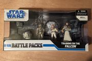 Star Wars Battle Pack Training On Falcon 3.75" Scale New &amp; Unopened