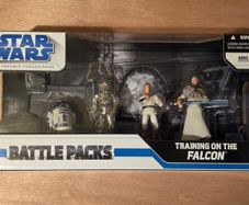 Star Wars Battle Pack Training On Falcon 3.75" Scale New & Unopened