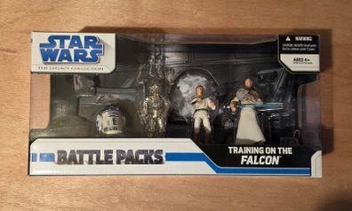 Star Wars Battle Pack Training On Falcon 3.75" Scale New & Unopened