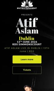Atif Aslam Concert tickets