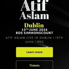 Atif Aslam Concert tickets