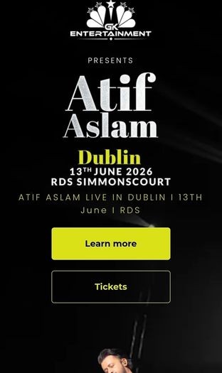 Atif Aslam Concert tickets