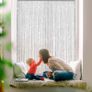 Silver String Door Curtains Panel, Fly Screen Curtain,Doorways Divider for Window DecorativeSilver 90x200cm Silver Image 3