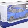 Nissan Skyline GT-R R34 Metallic Blue - New in Box - 1/18 Image 4