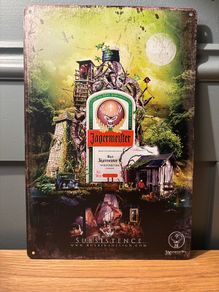 Jagermeister Tin Metal Sign
