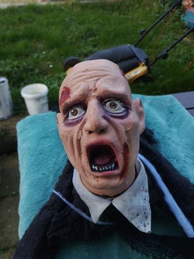 halloween crawling zombie