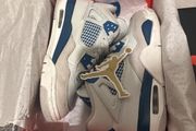Air Jordan 4 retro GS Military Blue + Free