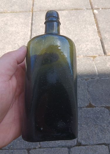 Vintage whiskey flask bottle