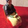 Vintage Chalkware ( Old Lady Sitting On A Rocking Chair  ) Image 5
