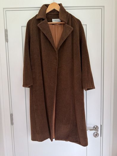 Vintage Irish designer Henry White ladies Size 14 Pure Wool  coat
