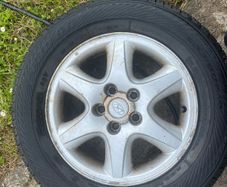 16x6.5 inch factory OEM aluminum wheel 2005-2006 Hyundai Tucson