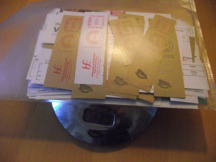 Big lot of cut pieces with Irish postmarks