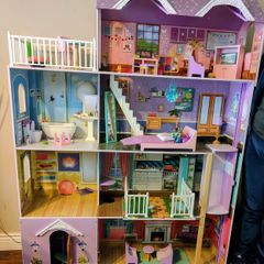 Giant wooden dolls house.