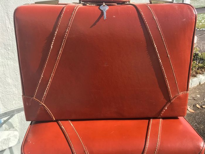 leather suitcases