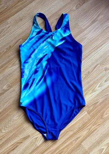 F&F Girls Blue Swimsuit Age 14-15 Years - Very Good Condition
