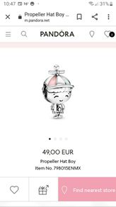 Pandora Charm