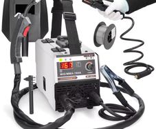 Small portable MIG MMA 160A Welding Machine Inert Gasless Shielded Automatic Wire Feeding Current Adjustable IGBT DC Inverter Electric Arc Welder