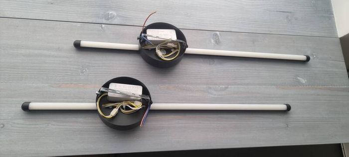 2 Modern Wall Lights Led 55cm , 3 colour
