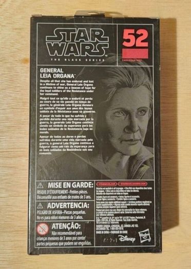 Star Wars General Leia Organa 6" Scale Black Series New & Unopened