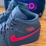 Air Jordan 1 Mid Anthracite Gym Red (Authentic) - Size UK 9 / EU 44 Image 4
