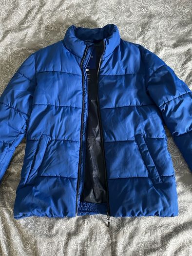Jack & Jones Originals Blue Puffer Jacket