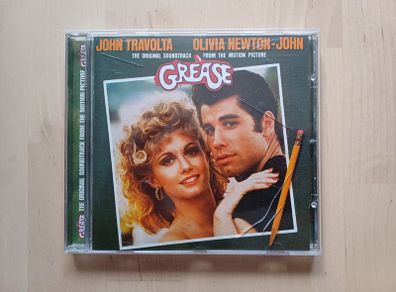 Grease Movie Soundtrack CD (John Travolta, Olivia Newton-John, Frankie Valli)
