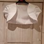 White Communion Dress 146XL with bolero Image 3