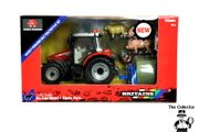 BRITAINS Massey Ferguson 5612 Tractor Playset  1:32 Brand New Sealed Authentic 1:32 scale model replica.Constructed from die cast metal and plastic.Compatible with most 1:32 scale Britains models.Suitable for indoor and outdoor play.