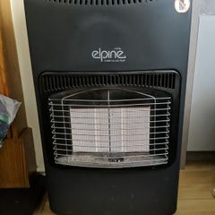 Elpine mobile radiant gas cabinet heater