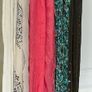 Hanger Organiser multi use - Scarf, Belt, Jewellery- Soft Green Brand New With 6 Scarves / shawls In Mint Condition.  (6) Image 2