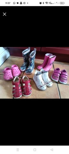 Girls shoe bundle size 6 and 7