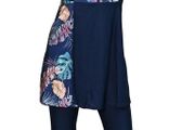 Brand New Musuly full-body burkini with floral design and skirt