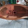 Vintage IMP Rhodesia Copper Serving Tray Elephant Motif Image 2