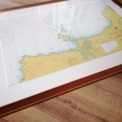 Framed map