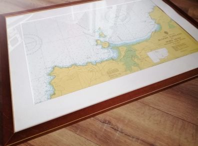 Framed map