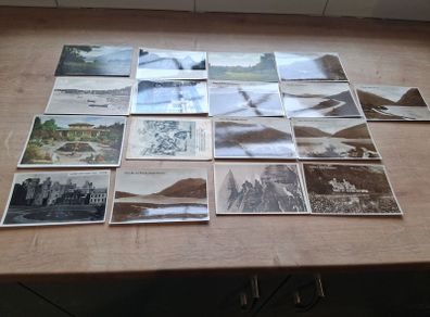 17 X Early 20th Century Irish Postcards