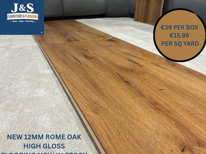 High Gloss 12MM Flooring Available