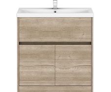 Ikoma Bathroom Vanity Unit & Basin Halifax Oak