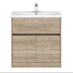 Ikoma Bathroom Vanity Unit & Basin Halifax Oak