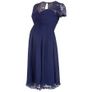 Seraphine navy silk maternity dress size 10 for wedding guest Image 3