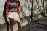 Brand new Designer sample down jacket