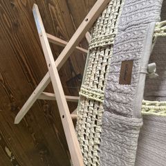Little green sheep moses basket