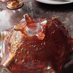 A Selection Of Vintage Carnival Glass