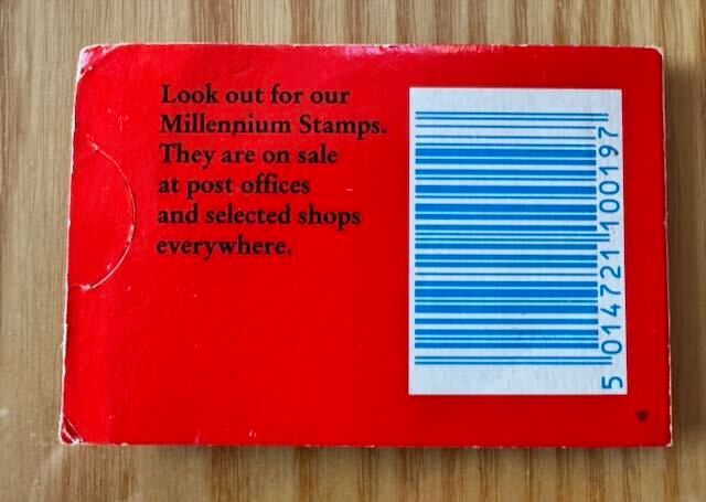 UK 10 First Class Stamps Book