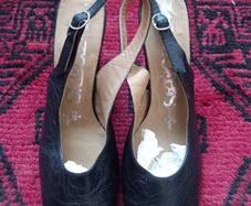 Vintage 60s leather heels