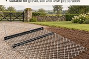 ATV Drag Harrow 4ft x 5ft Tractor Driveway Leveller