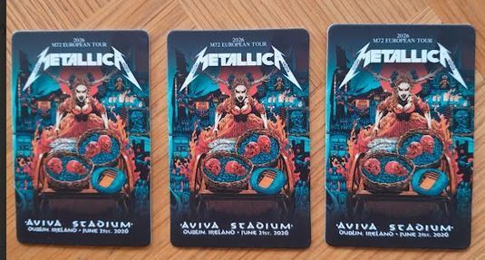 Metallica Fan Cards